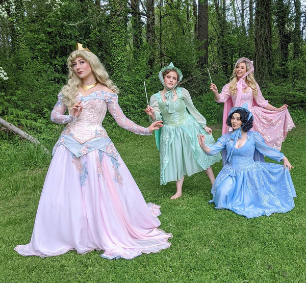 Merriweather Costume Blue Fairy Cosplay Dress Female Adult SAMPLE SALE