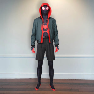 Jumpsuit Spider Man Halloween Outfit Miles Morales Cosplay Spider-Man Into the Spider Verse Costume
