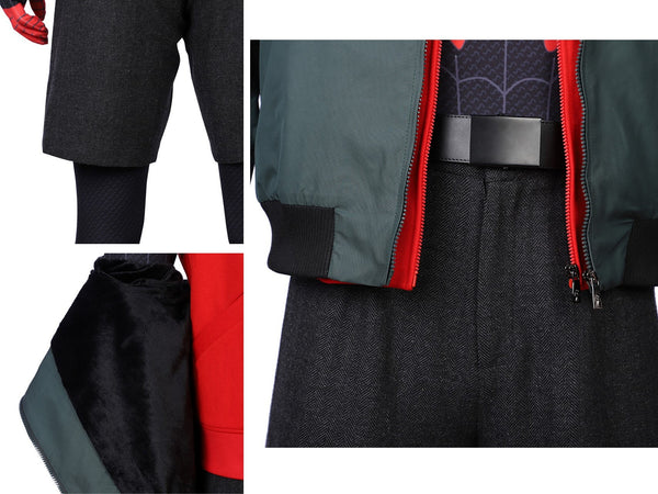 Jumpsuit Spider Man Halloween Outfit Miles Morales Cosplay Spider-Man Into the Spider Verse Costume
