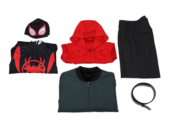 Jumpsuit Spider Man Halloween Outfit Miles Morales Cosplay Spider-Man Into the Spider Verse Costume