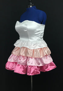 Cosplay or Costume Dress Inspired by Rose Quartz from Steven Universe Mini Sleeveless Princess