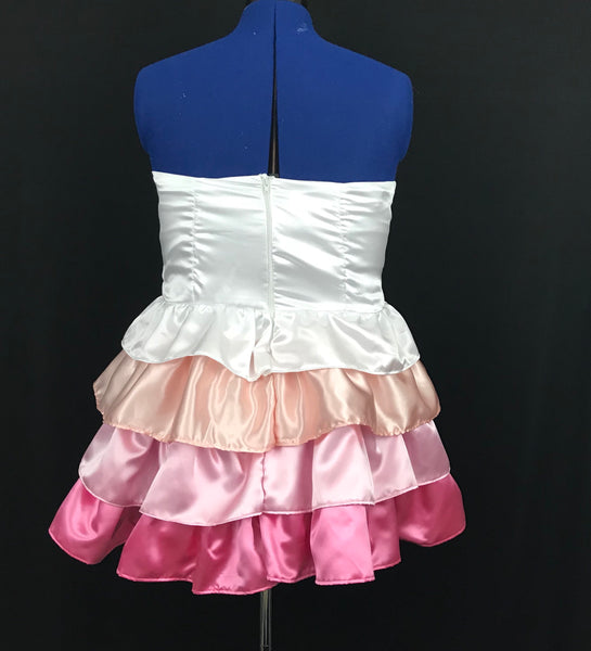 Inspired by Rose Quartz from Steven Universe Mini Sleeveless Princess Cosplay or Costume Dress