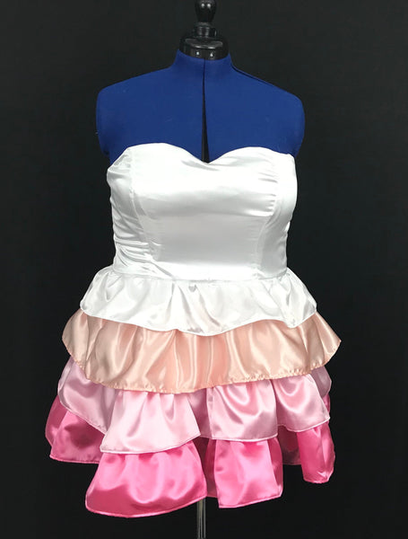 Cosplay or Costume Dress Inspired by Rose Quartz from Steven Universe Mini Sleeveless Princess