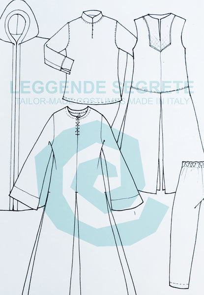 Mithrandir costume set 7 pcs MADE TO ORDER Gandalf the white