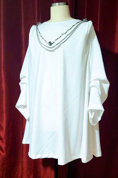 Rogue one Star Wars Mon Mothma costume READY to SHIP white outer tunic