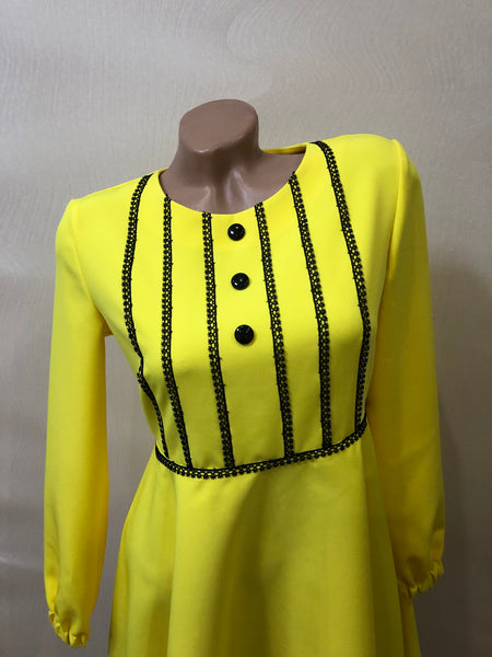 Spring dress Yellow Bridesmaid dress Party dress Long Sleeve dress Morton salt girl dress Halloween dress Yellow dress kids women dress