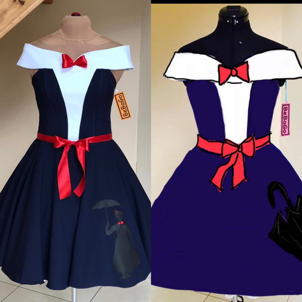 Nanny Costume Custom Made Nanny dress governess cosplay costume