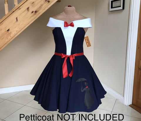 Nanny Costume Custom Made Nanny dress governess cosplay costume