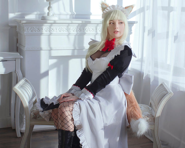 Anime maid dress cosplay costume Halloween costume Neko Maid cosplay costume