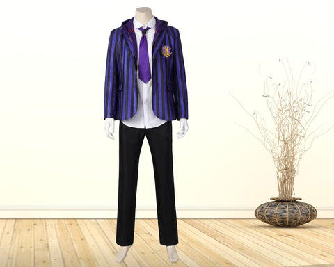 Costume Cosplay Suit Halloween Outfit Nevermore Academy uniform