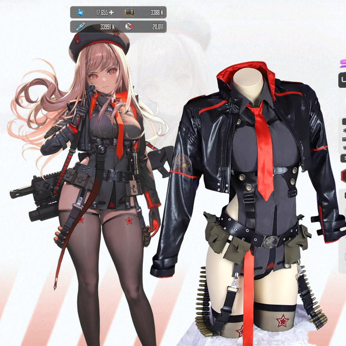 Nikki Rapi Nikki Rapi cosplay Nikki Cosplay Prop Nikki Rapi Costumes – Cosplayrr