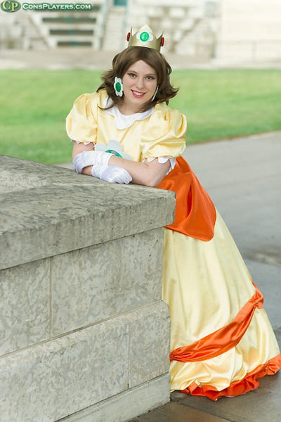 Cosplay Costume Custom Made Nintendo Princess Daisy
