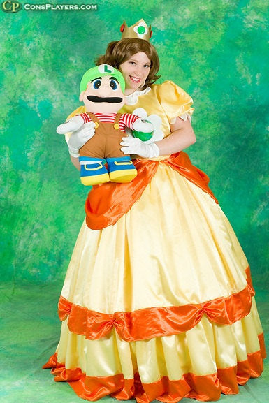 Cosplay Costume Custom Made Nintendo Princess Daisy
