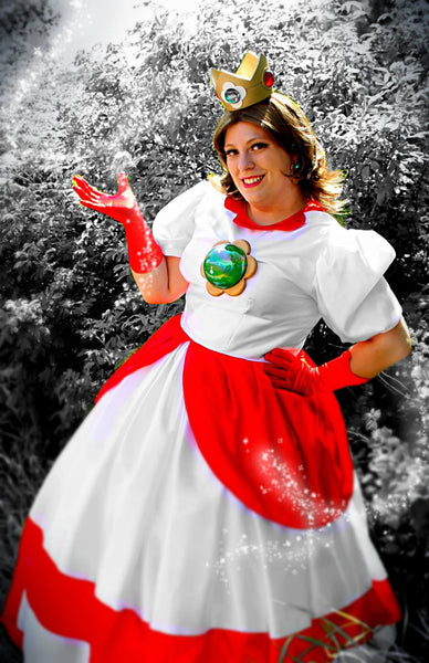 Cosplay Costume Custom Made Nintendo Princess Daisy
