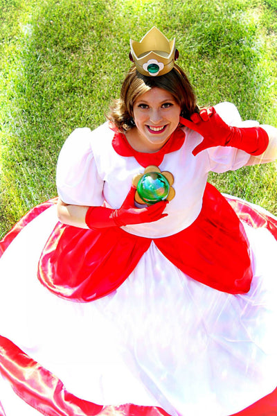 Cosplay Costume Custom Made Nintendo Princess Daisy