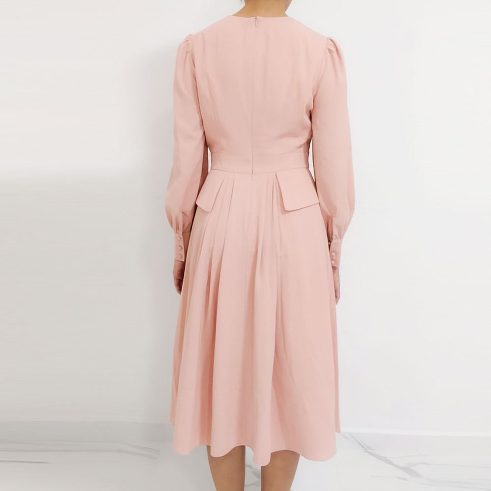 Pippa middleton wedding blush bridesmaid dress Duchess of Cambridge LA – Cosplayrr