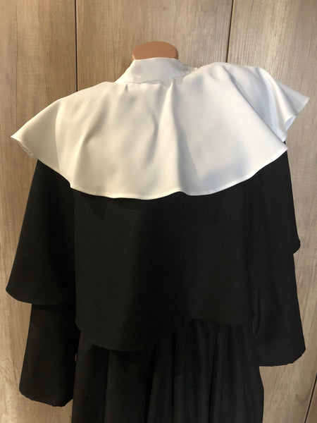 Halloween costume Black Gothic Nun's costume Historic Renaissance Saint costume Nun costume Valak Nun Head Piece Medieval nun Horror movie