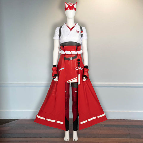 Costume Halloween Outfit OW2 Kiriko Cosplay