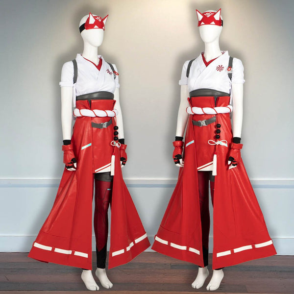 Costume Halloween Outfit OW2 Kiriko Cosplay
