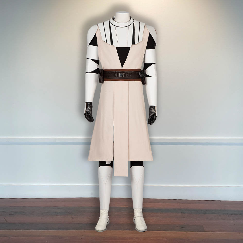 Star Wars The Clone Wars Halloween Outfit Obi Wan Kenobi Armor Costume Cosplay Outfit