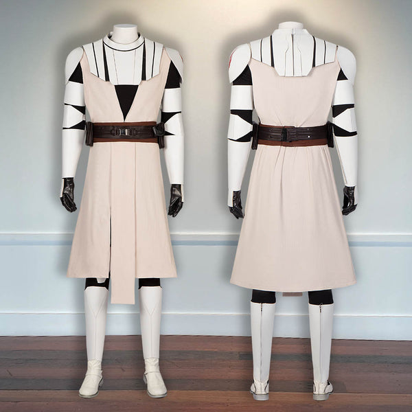 Star Wars The Clone Wars Halloween Outfit Obi Wan Kenobi Armor Costume Cosplay Outfit