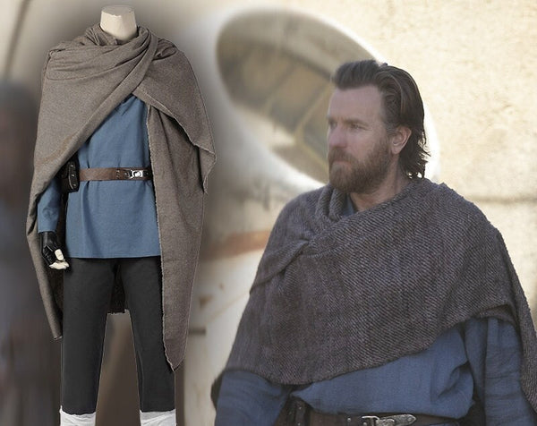 Obi Wan Kenobi Cosplay Costume Star Wars