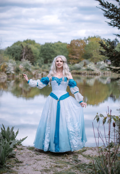 Odette Swan Princess Dress Costume Cosplay Corset Adult Women SAMPLE SALE