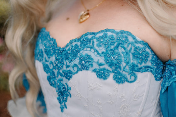 Odette Swan Princess Dress Costume Cosplay Corset Adult Women SAMPLE SALE