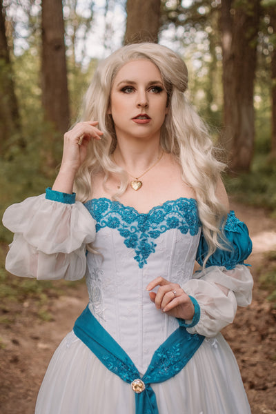 Odette Swan Princess Dress Costume Cosplay Corset Adult Women SAMPLE SALE