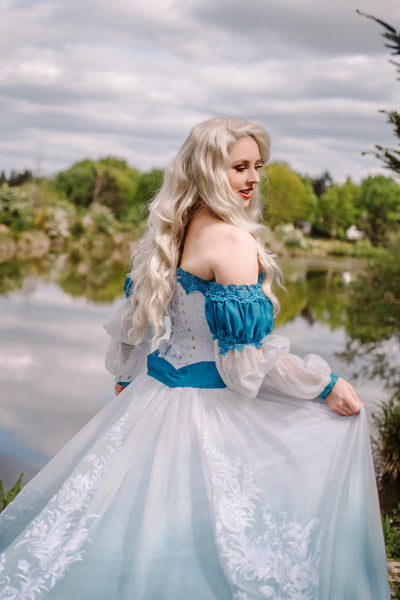 Odette Swan Princess Dress Costume Cosplay Corset Adult Women SAMPLE SALE