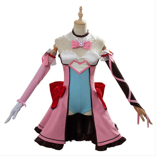 Cosplay Magical girl D.VA Role Play Overwatch D.VA Cosplay Costume Anime Games