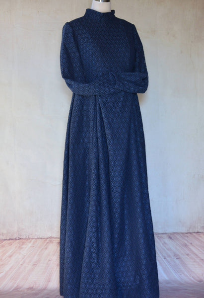 Maternity Pregnant Jedi Star Wars Anakin Skywalker Padme Amidala Navy blue linen dress inspiration Costume made to order dress