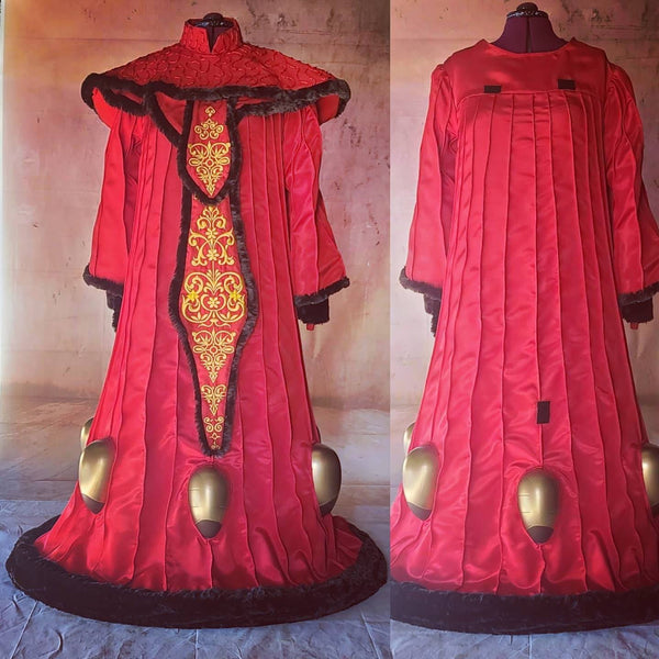 Star Wars Padme senator Amidala the phantom menace Padme amidala dress Queen Amidala red invasion cosplay