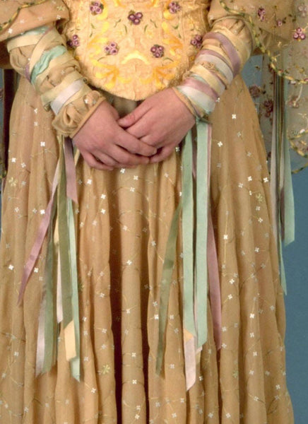 Padme floral costume padme amidala costume padme cosplay Padme Meadow Yellow Dress Padme picnic dress padme costume