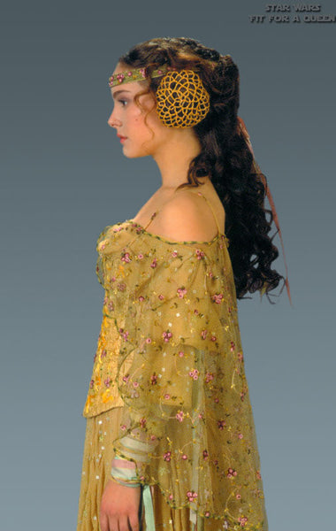 Padme floral costume padme amidala costume padme cosplay Padme Meadow Yellow Dress Padme picnic dress padme costume
