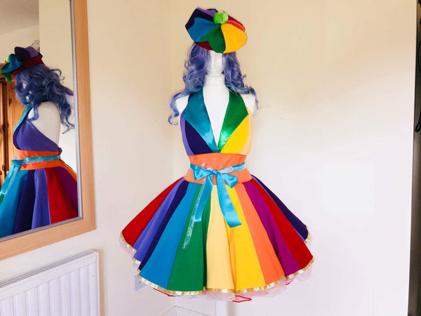 LGBT parade dress Rainbow dress Party Dress, Sunday Dress