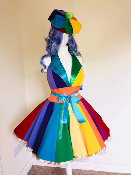 LGBT parade dress Rainbow dress Party Dress, Sunday Dress