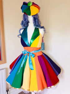 LGBT parade dress Rainbow dress Party Dress, Sunday Dress