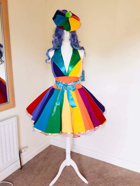 LGBT parade dress Rainbow dress Party Dress, Sunday Dress