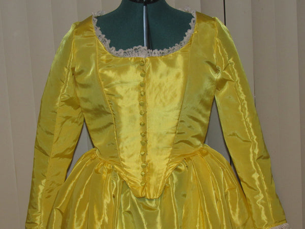 Size 14 Peggy Schuyler Dress Hamilton Costume Hamilton Cosplay Dress Historical Colonial Dress READY TO SHIP
