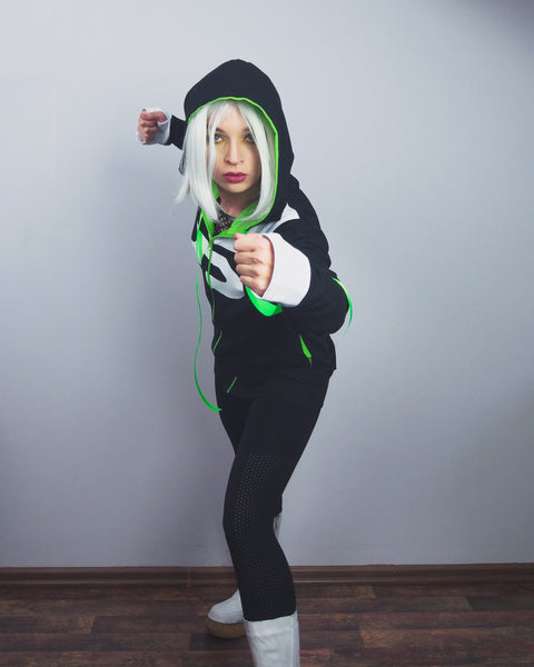 Phantom Ghost male or female cut Danny's Cosplay Hoodie