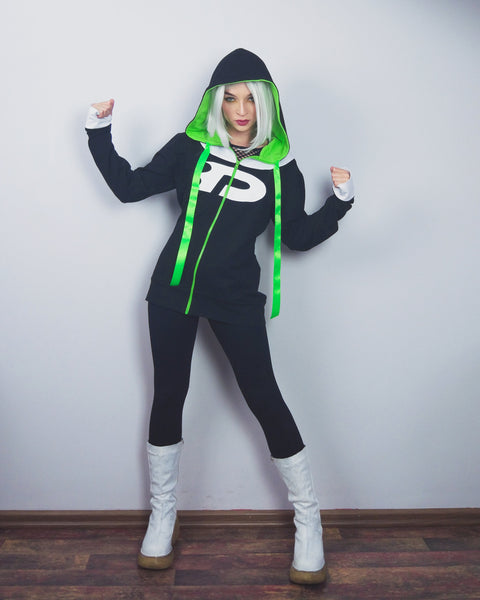 Phantom Ghost male or female cut Danny's Cosplay Hoodie