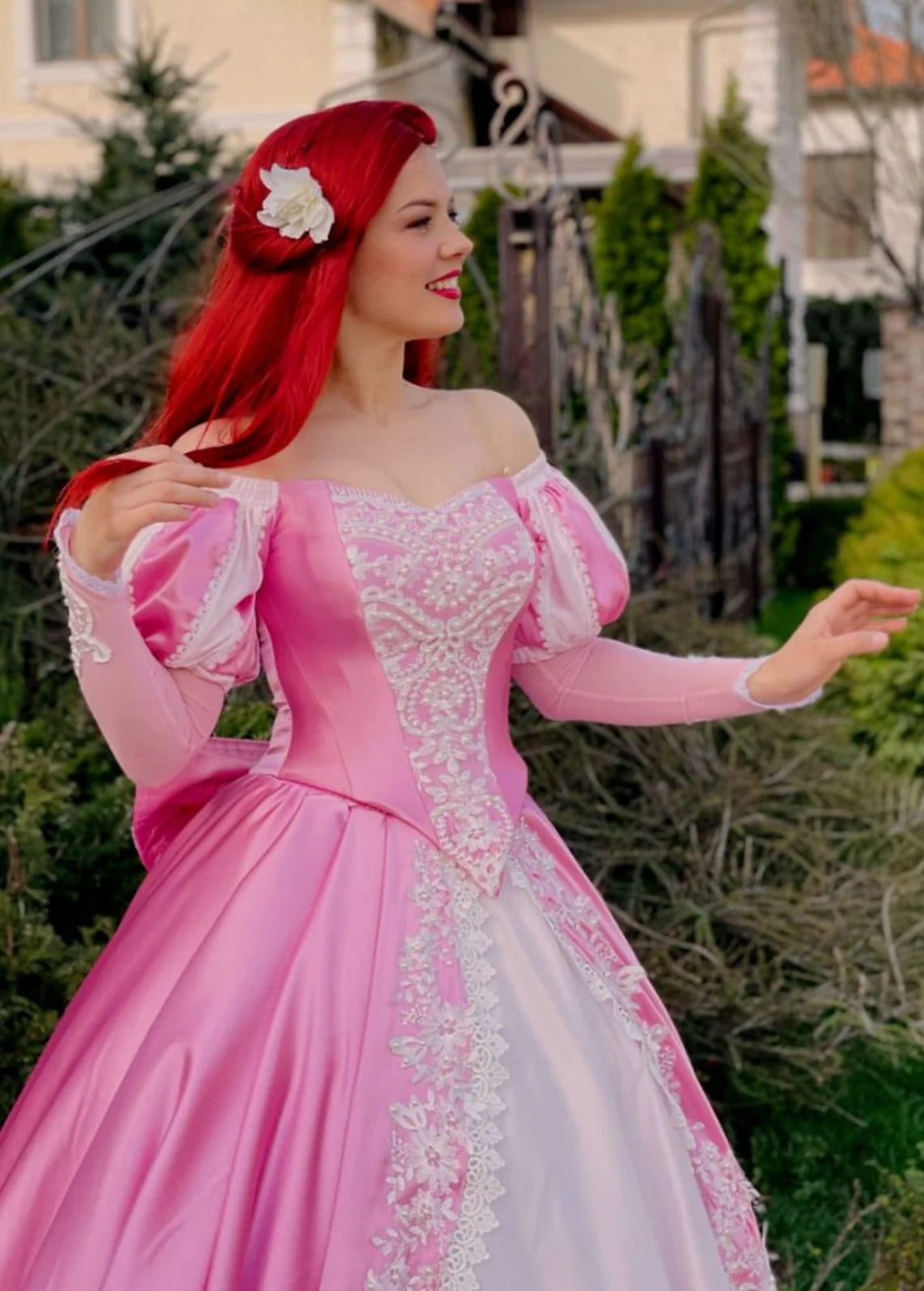 Pink Ariel Dress Little Mermaid Ariel Pink Costume Cosplayrr Pink Ariel Dress Little Mermaid Ariel Pink Costume Cosplayrr
