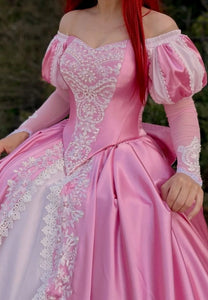 ariel pink costume dress Ariel Broadway Dress Costume, Ariel Pink Broadway Costume, Disney Little Mermaid Inspired Dress,