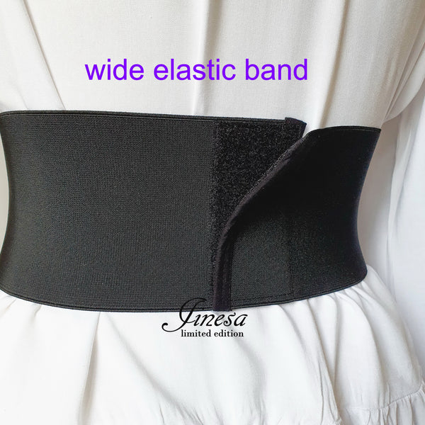 Gothic elastic corset A gift for her Pirate corset waist Renaissance corset belt gray