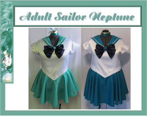Cosplay Costume Crossplay Scout Fuku Outer Senshi Anime Manga Size 16 18 20 22 24 Sailor Moon Plus Size Adult Sailor Neptune