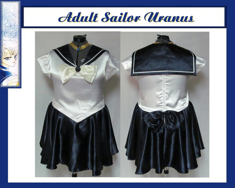 Cosplay Costume Crossplay Scout Fuku Outer Senshi Anime Manga Size 16 18 20 22 24 Sailor Moon Plus Size Adult Sailor Uranus