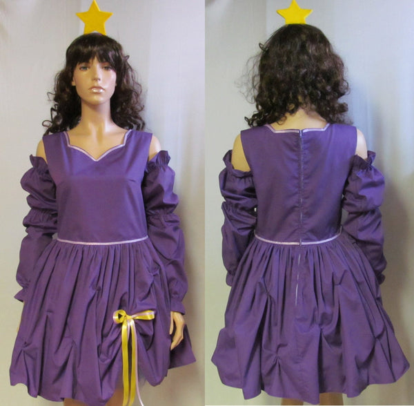 Adventure Time Adult Women's Custom fit 16 18 20 22 24 Plus Size Lumpy Space Princess Cosplay Costume