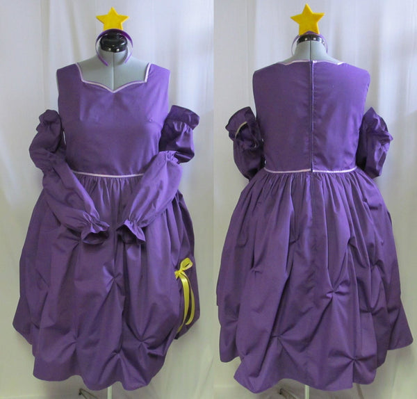 Adventure Time Adult Women's Custom fit 16 18 20 22 24 Plus Size Lumpy Space Princess Cosplay Costume