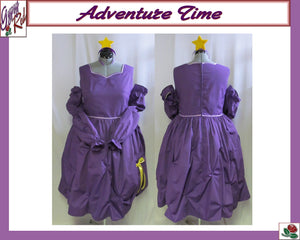 Adventure Time Adult Women's Custom fit 16 18 20 22 24 Plus Size Lumpy Space Princess Cosplay Costume